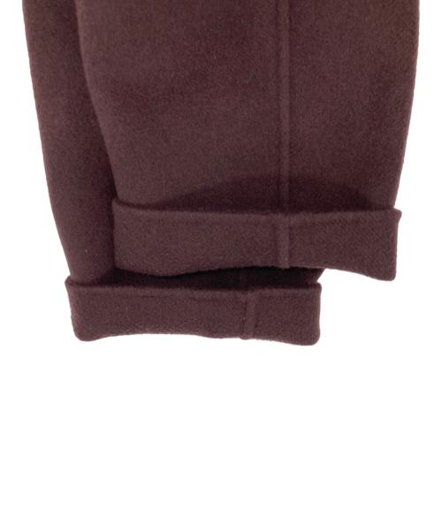 VERMEIL par iena（ヴェルメイユ パー イエナ）VERMEIL par iena (ヴェルメイユ パー イエナ) Super100’ダブルフェイス クルーネックコート ブラウン サイズ:36の古着・服飾アイテム