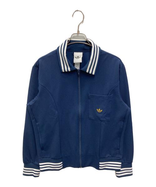 adidas（アディダス）adidas (アディダス) BEAUTY&YOUTH (ビューティーアンドユース) 別注 レトロ ブルゾン ネイビー サイズ:Lの古着・服飾アイテム