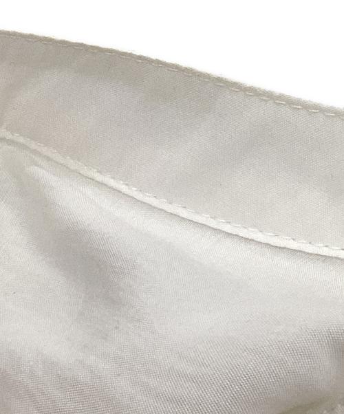 BEARDSLEY（ビアズリー）BEARDSLEY (ビアズリー) パール釦フレンチブラウス ホワイト サイズ:FREEの古着・服飾アイテム