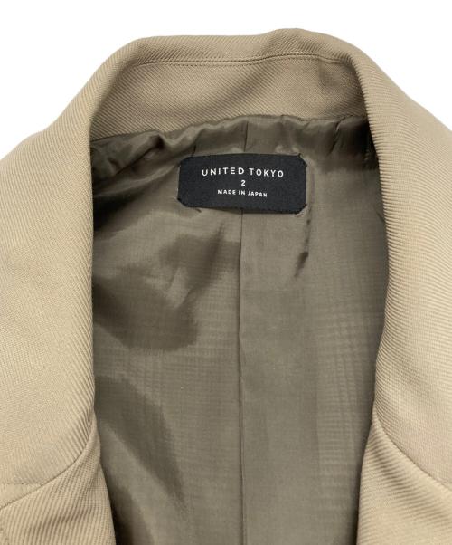 UNITED TOKYO（ユナイテッドトーキョー）UNITED TOKYO (ユナイテッドトーキョー) リバーストレンチコート グレー サイズ:2の古着・服飾アイテム