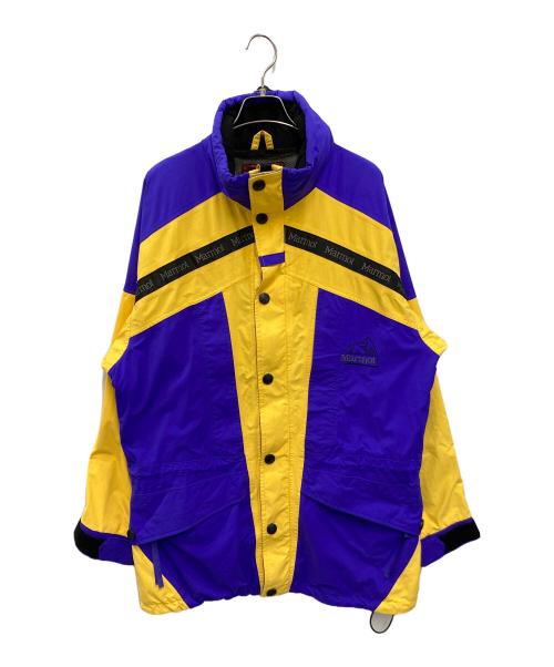 MARMOT（マーモット）Marmot (マーモット) マウンテンパーカー イエロー×パープル サイズ:FREEの古着・服飾アイテム