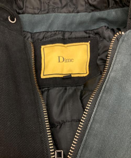 Dime（ダイム）Dime (ダイム) Panel Denim Hooded Bomber ブラック サイズ:Lの古着・服飾アイテム