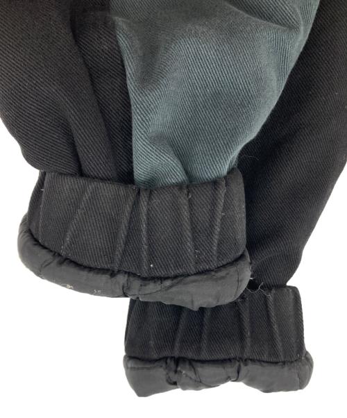 Dime（ダイム）Dime (ダイム) Panel Denim Hooded Bomber ブラック サイズ:Lの古着・服飾アイテム