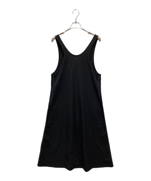 Y-3（ワイスリー）Y-3 (ワイスリー) ウール混ノースリーブワンピース ブラック サイズ:2XSの古着・服飾アイテム