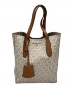 MICHAEL KORSマイケル・コース）の古着「SINCLAIRシグネチャーSM SHOPPER TOTE」｜アイボリー