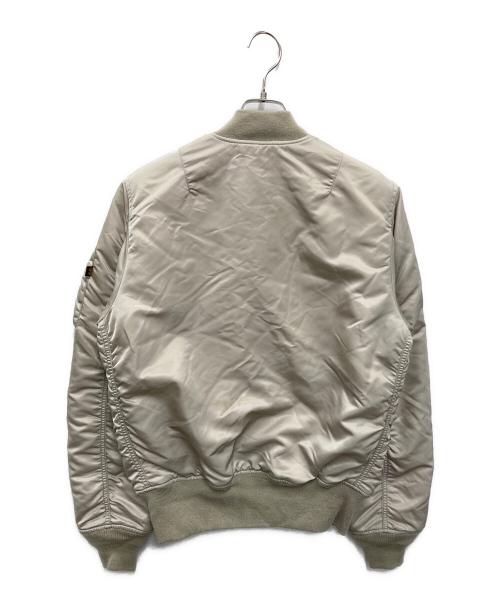 ALPHA（アルファ）ALPHA (アルファ) MA-1ジャケット ベージュ サイズ:Mの古着・服飾アイテム