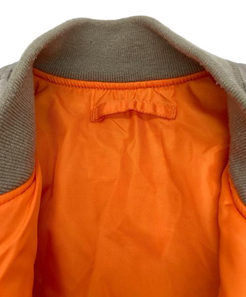 ALPHA（アルファ）ALPHA (アルファ) MA-1ジャケット ベージュ サイズ:Mの古着・服飾アイテム