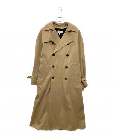 美品　HYKE トレンチコート サイズ2 ベージュ　付属品あり HYKE(ハイク) TRENCH COAT BIG FITトレンチコート201-17155 201-17155