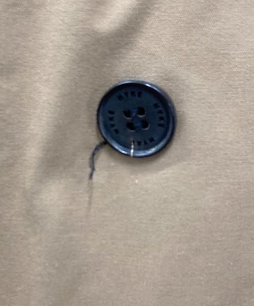 HYKE（ハイク）HYKE (ハイク) ビックフィットトレンチコート ベージュ サイズ:2の古着・服飾アイテム