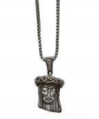 GOLDEN GILTコールデンギルト）の古着「O.G Mini Jesus Chain Necklace」｜シルバー