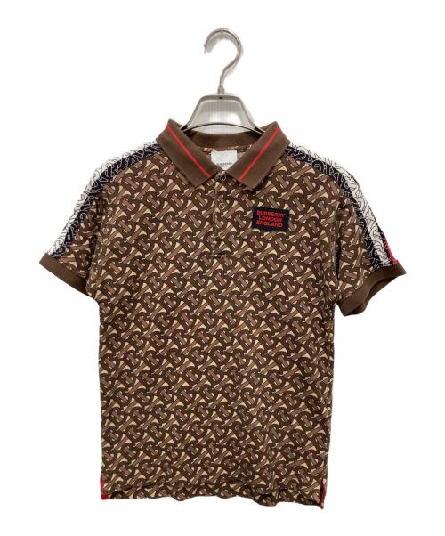 BURBERRY LONDON（バーバリーロンドン）BURBERRY LONDON (バーバリーロンドン) ポロシャツ ブラウン サイズ:12Y (152cm)の古着・服飾アイテム