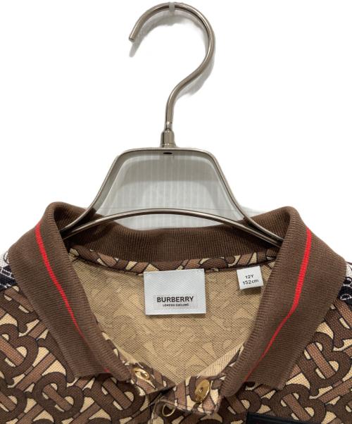 BURBERRY LONDON（バーバリーロンドン）BURBERRY LONDON (バーバリーロンドン) ポロシャツ ブラウン サイズ:12Y (152cm)の古着・服飾アイテム