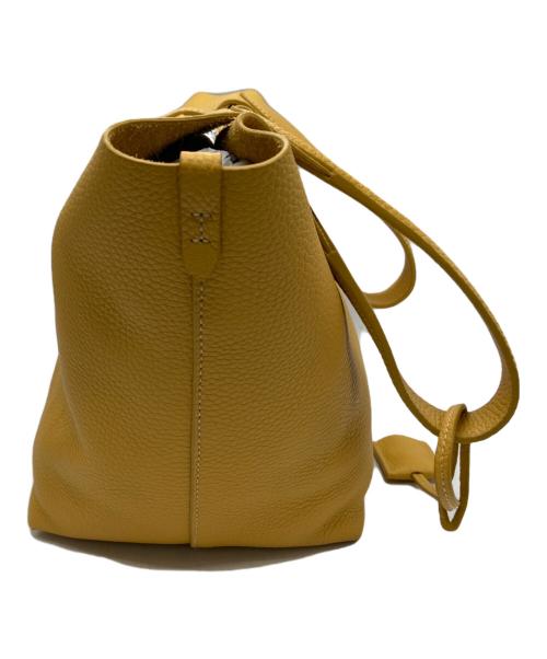 POLO RALPH LAUREN（ポロ・ラルフローレン）POLO RALPH LAUREN (ポロ・ラルフローレン) レザートートバッグ イエロー 未使用品の古着・服飾アイテム