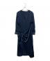 POLO RALPH LAUREN（ポロ・ラルフローレン）の古着「ボタンアップミディドレス」｜ネイビー