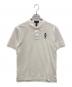 POLO RALPH LAUREN（ポロ・ラルフローレン）の古着「Poloベアコットンメッシュポロシャツ」｜アイボリー