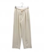 theoryセオリー）の古着「Admiral Crepe Pleated Pant」｜アイボリー