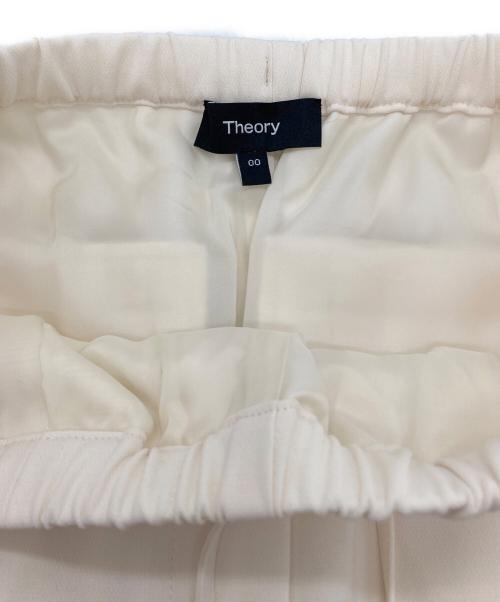 theory（セオリー）theory (セオリー) Admiral Crepe Pleated Pant アイボリー サイズ:00 未使用品の古着・服飾アイテム
