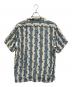 NIGEL CABOURN (ナイジェルケーボン) アロハシャツ ブルー×アイボリー サイズ:3：8000円