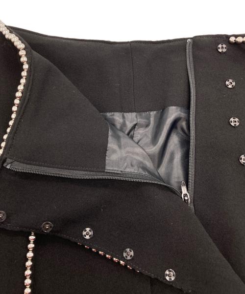Jean Paul GAULTIER（ジャンポールゴルチェ）Jean Paul GAULTIER (ジャンポールゴルチェ) ボールチェーンスカート ブラック サイズ:40の古着・服飾アイテム