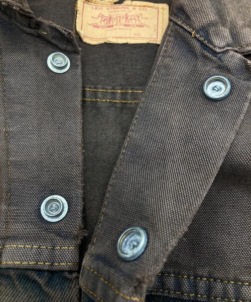 LEVI'S（リーバイス）LEVI'S (リーバイス) デニムジャケット ブラウン サイズ:Mの古着・服飾アイテム