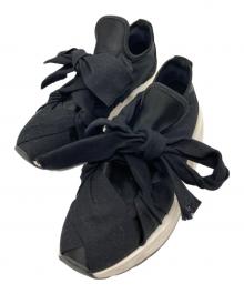 MM6 Maison Margiela（エムエムシックスメゾンマルジェラ）の古着「リボンタイ スニーカー」｜ホワイト×ブラック