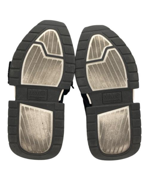 MM6 Maison Margiela（エムエムシックスメゾンマルジェラ）MM6 Maison Margiela (エムエムシックスメゾンマルジェラ) リボンタイ スニーカー ホワイト×ブラック サイズ:9の古着・服飾アイテム