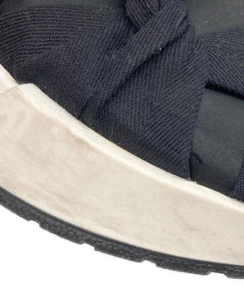 MM6 Maison Margiela（エムエムシックスメゾンマルジェラ）MM6 Maison Margiela (エムエムシックスメゾンマルジェラ) リボンタイ スニーカー ホワイト×ブラック サイズ:9の古着・服飾アイテム