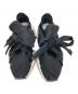 中古・古着 MM6 Maison Margiela (エムエムシックスメゾンマルジェラ) リボンタイ スニーカー ホワイト×ブラック サイズ:9：10000円