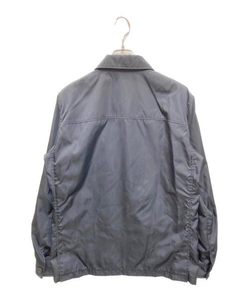 PRADA（プラダ）PRADA (プラダ) テクニカルナイロンシャツジャケット ネイビー サイズ:48の古着・服飾アイテム