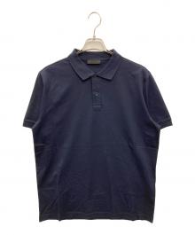 PRADA（プラダ）の古着「ポロシャツ」｜ネイビー