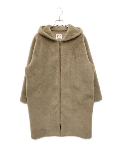 MICA&DEAL EVERY（マイカアンドディール）MICA&DEAL EVERY (マイカアンドディール) フーデットファーコート ブラウン サイズ:FREEの古着・服飾アイテム
