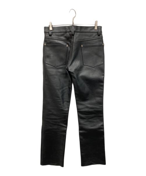 Schott（ショット）Schott (ショット) LEATHER PANTS ブラック サイズ:32の古着・服飾アイテム