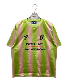 BoTT（ボット）の古着「Gradient Soccer Shirt」｜ピンク×グリーン