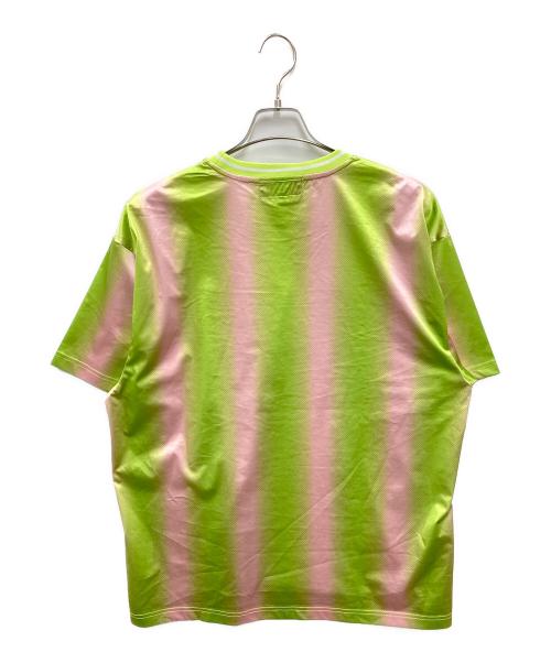 BoTT（ボット）BoTT (ボット) Gradient Soccer Shirt ピンク×グリーン サイズ:Lの古着・服飾アイテム