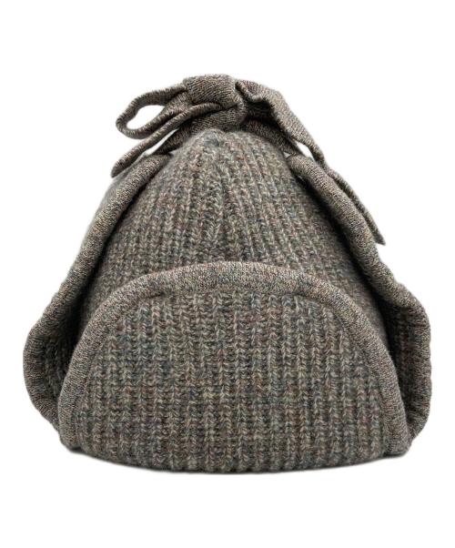 FUMIE=TANAKA（フミエタナカ）FUMIE=TANAKA (フミエタナカ) ニット帽 グレー サイズ:FREEの古着・服飾アイテム