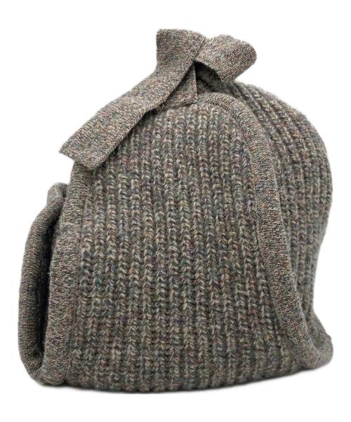 FUMIE=TANAKA（フミエタナカ）FUMIE=TANAKA (フミエタナカ) ニット帽 グレー サイズ:FREEの古着・服飾アイテム