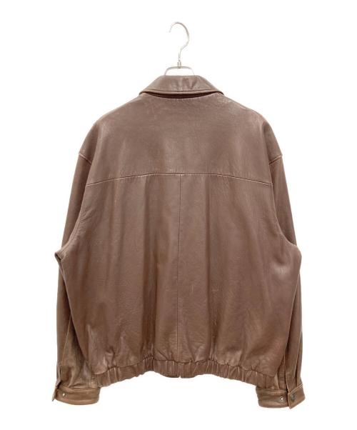 DANIEL CREMIEUX（ダニエルクレミュー）DANIEL CREMIEUX (ダニエルクレミュー) レザースイングトップ ブラウン サイズ:XLの古着・服飾アイテム