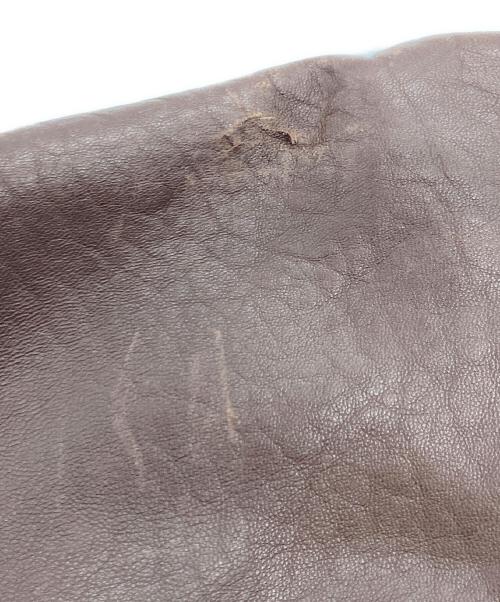 DANIEL CREMIEUX（ダニエルクレミュー）DANIEL CREMIEUX (ダニエルクレミュー) レザースイングトップ ブラウン サイズ:XLの古着・服飾アイテム