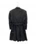 tricot COMME des GARCONS (トリココムデギャルソン) 変形フリル ウールワンピース ブラック サイズ:記載不明：10000円