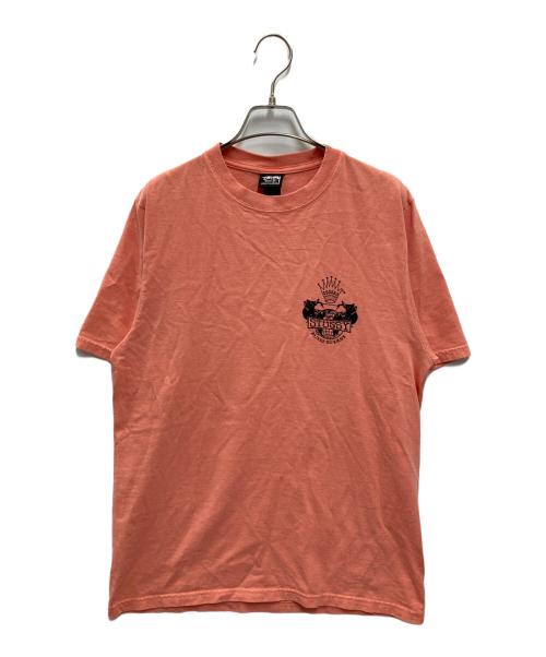 stussy（ステューシー）stussy (ステューシー) Built To Last Tee Pigment Dyed オレンジ サイズ:Sの古着・服飾アイテム