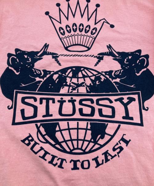stussy（ステューシー）stussy (ステューシー) Built To Last Tee Pigment Dyed オレンジ サイズ:Sの古着・服飾アイテム