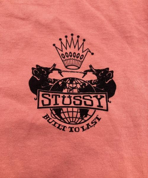 stussy（ステューシー）stussy (ステューシー) Built To Last Tee Pigment Dyed オレンジ サイズ:Sの古着・服飾アイテム