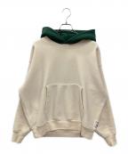 stussyステューシー）の古着「Two Tone Hoodie 'Birch'」｜ベージュ