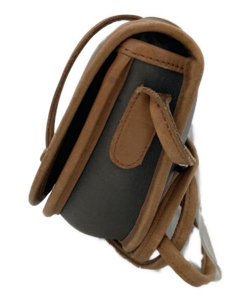 COACH（コーチ）COACH (コーチ) ターンロックショルダーバッグ ブラウン×カーキの古着・服飾アイテム