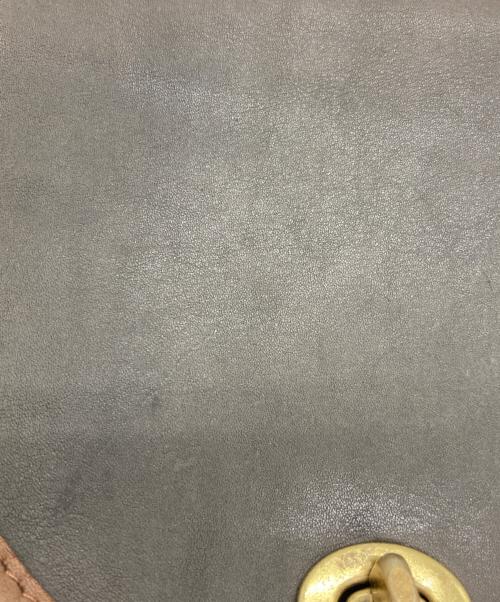 COACH（コーチ）COACH (コーチ) ターンロックショルダーバッグ ブラウン×カーキの古着・服飾アイテム