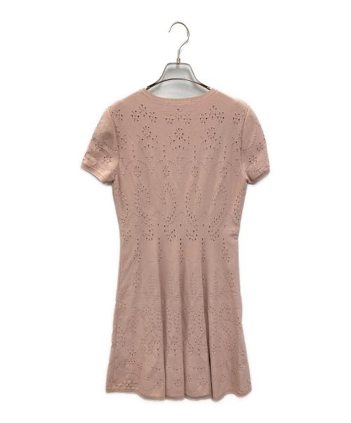 VALENTINO（ヴァレンティノ）VALENTINO (ヴァレンティノ) ビスコースワンピース ピンク サイズ:Lの古着・服飾アイテム