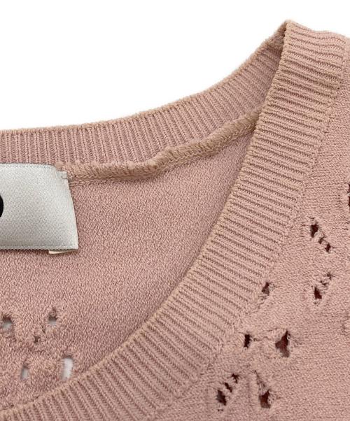 VALENTINO（ヴァレンティノ）VALENTINO (ヴァレンティノ) ビスコースワンピース ピンク サイズ:Lの古着・服飾アイテム