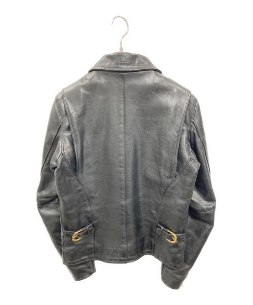 VANSON（バンソン）VANSON (バンソン) シングルライダースジャケット ブラック サイズ:36の古着・服飾アイテム