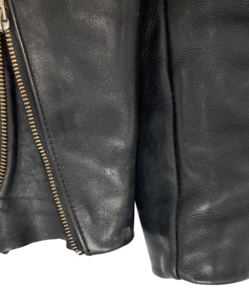 VANSON（バンソン）VANSON (バンソン) シングルライダースジャケット ブラック サイズ:36の古着・服飾アイテム