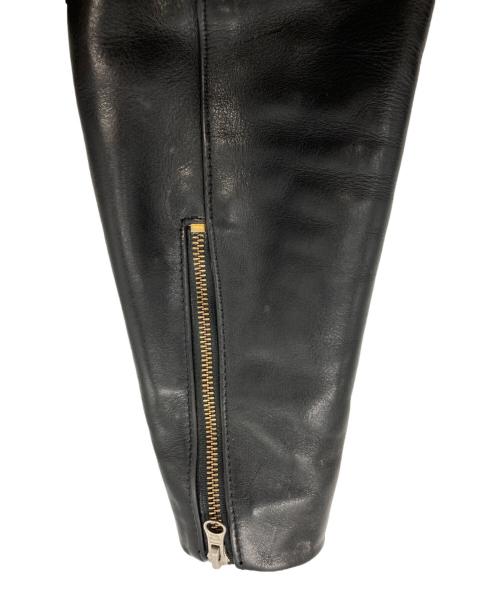 VANSON（バンソン）VANSON (バンソン) シングルライダースジャケット ブラック サイズ:36の古着・服飾アイテム